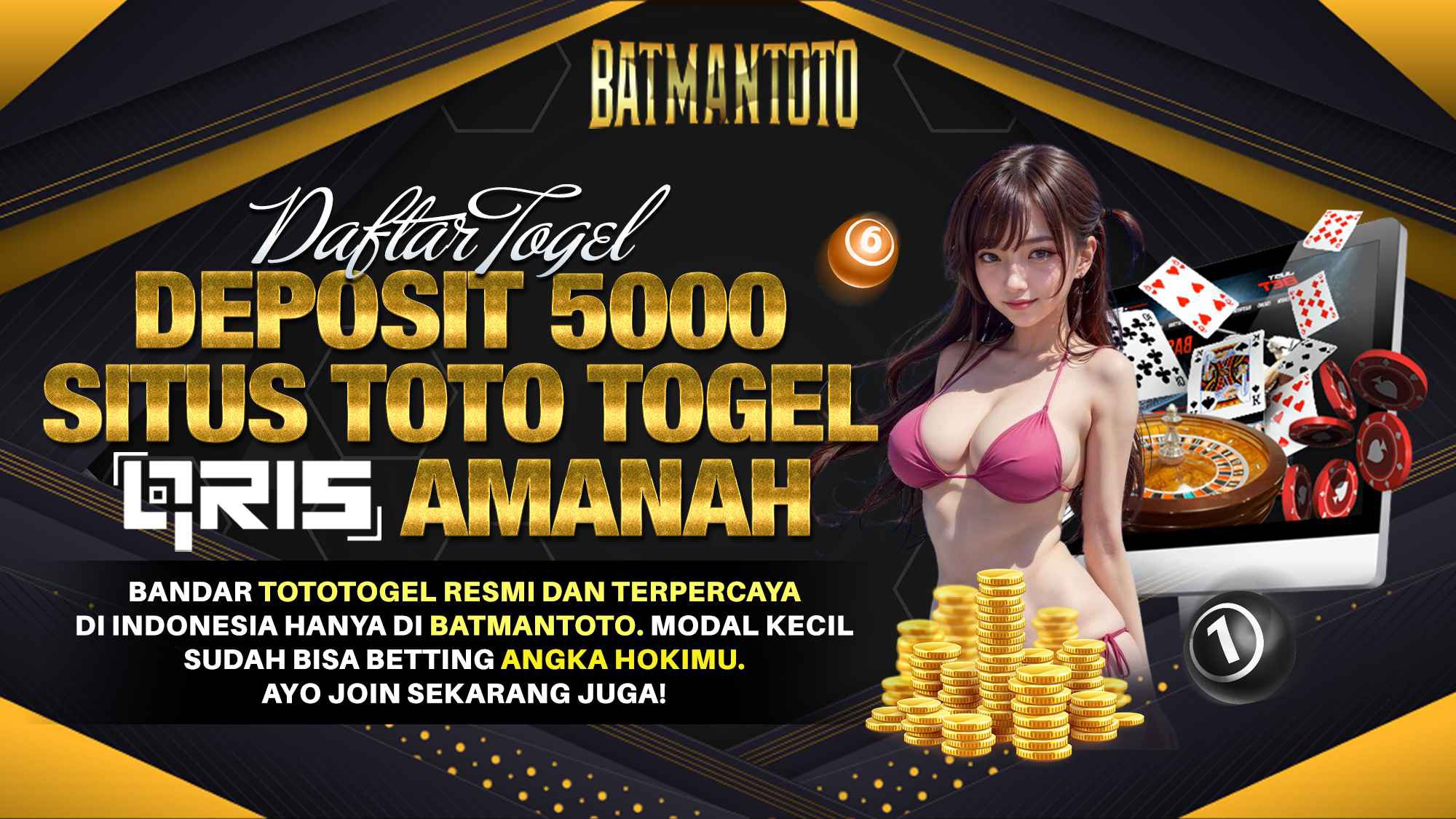 BATMANTOTO ⚡️ Agen Situs Toto Togel Macau & Bandar Toto Slot Gacor Nomor 1 Terbesar